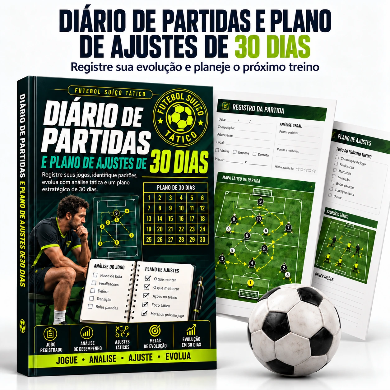 Bônus 05 — Diário de Partidas e Plano de Ajustes de 30 Dias